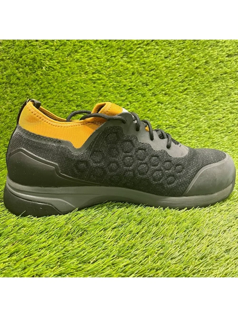 Carhartt Force Mens Size 10 Black Nano Composite Toe Lace Up Safety Work Shoes